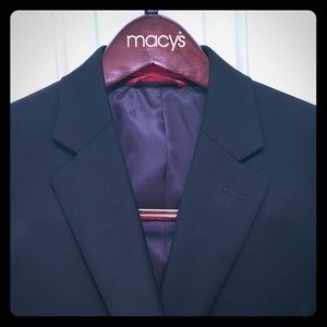 100% wool black sport coat like-new